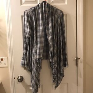 Plaid cardigan